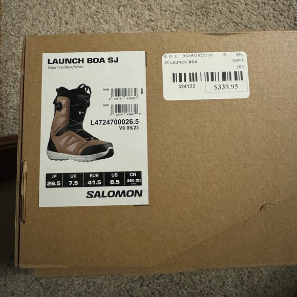 Salomon Launch Boa SJ - Men’s 8.5 - 2023/2024 - Picture 3 of 5